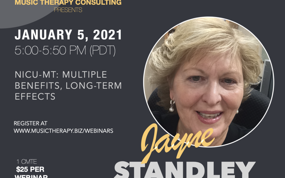 NICU Webinar with Dr. Jayne Standley