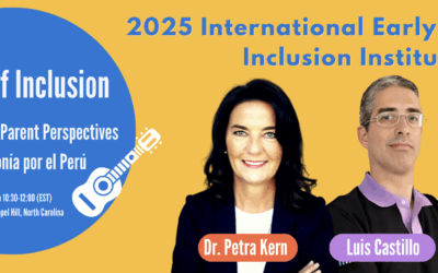 Dr. Petra Kern to Present at the 25th International Early Childhood Inclusion Institute